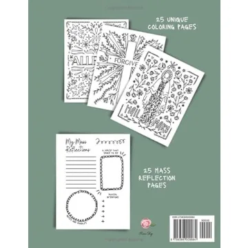 Mass Reflection & Coloring Book for Catholic Kids