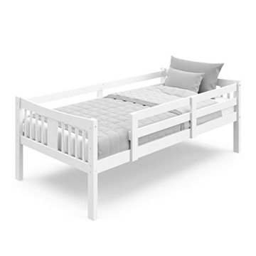 Storkcraft Caribou Twin Over Twin Bunk Bed White