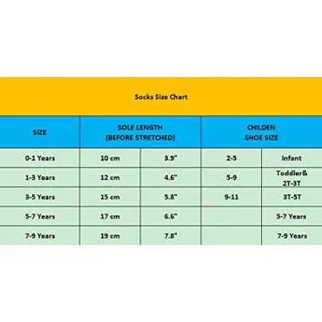 Cottock 6 Pairs Toddler Girl Knee High Grip Socks, Baby Socks Girl School Socks Anti Slip for Kids Girl (6 Pairs, 3-5 Years)