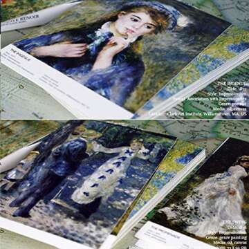 HOSTEESSCHOICE Beautiful Art Postcards set of 30 Pierre Auguste Renoir Post card variety pack Famous...
