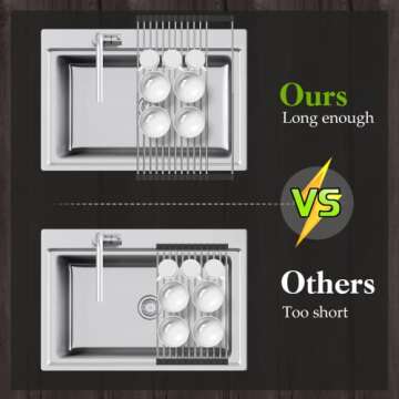 Roll Up Dish Drying Rack with Utensil Holders