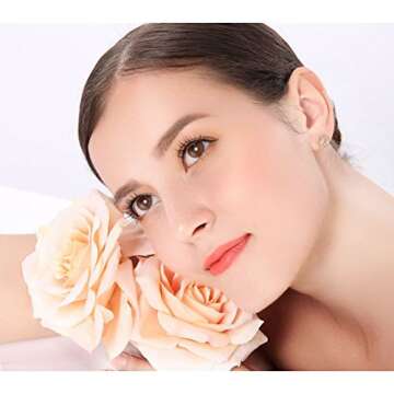 inSowni 16 Pack Big Rose Flower Hair Clips Brooch Pins Accessories for Women Girl Bridal (16PCS S1)