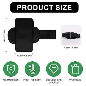 Gym Water Bottle Pouch, Double Layer Water Bottle Holder Water Bottle Sleeve Bag for Cards Keys Wall...