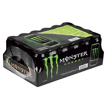 Monster Energy Drink, Green, Original, 16 Ounce (Pack of 24)
