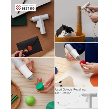 HOTO Mini Cordless Hot Glue Gun with Fast Heating