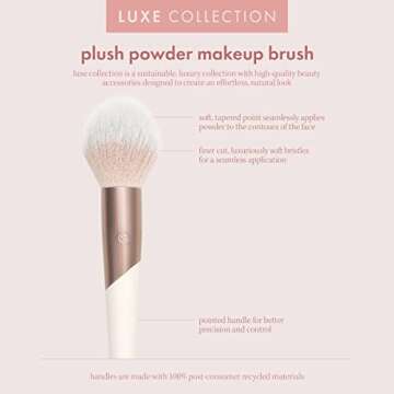 EcoTools Luxe Plush Powder Makeup Brush - Eco-Friendly Luxury