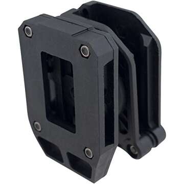 Black Scorpion Outdoor Gear Competition Magazine Pouch Single/Double Stack, Ambidextrous IPSC, USPSA Approved 3 Pcs