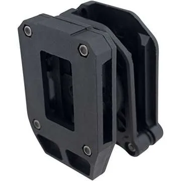 Black Scorpion Outdoor Gear Competition Magazine Pouch Single/Double Stack, Ambidextrous IPSC, USPSA Approved 3 Pcs