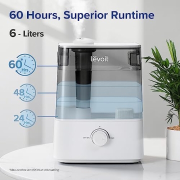 LEVOIT Classic300 Humidifier - 6L Tank, Extra Quiet & Smart