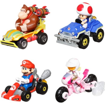 Hot Wheels The Super Mario Bros. Movie Track Set - Character Karts Collectible