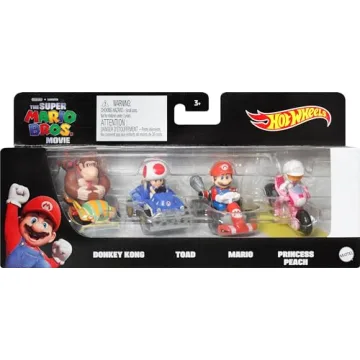 Exciting Hot Wheels Super Mario Bros. Kart Set