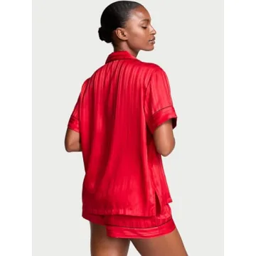 Victoria's Secret Satin Pajama Set for Women - Stylish Comfort