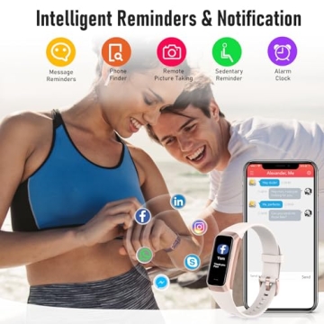 Zeacool Fitness Tracker: Health Smart Watch with Pedometer