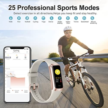 Zeacool Fitness Tracker: Health Smart Watch with Pedometer