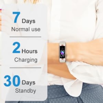 Zeacool Fitness Tracker: Health Smart Watch with Pedometer