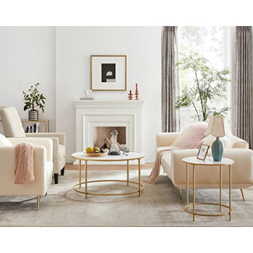 Stunning VASAGLE Gold Side Table for Modern Homes