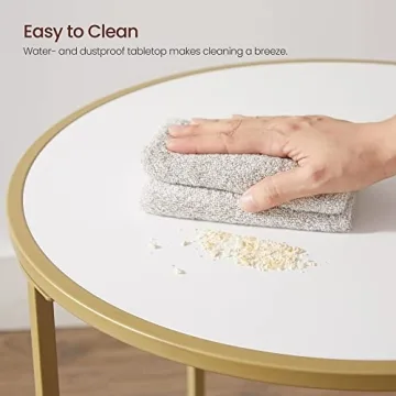 Stunning VASAGLE Gold Side Table for Modern Homes