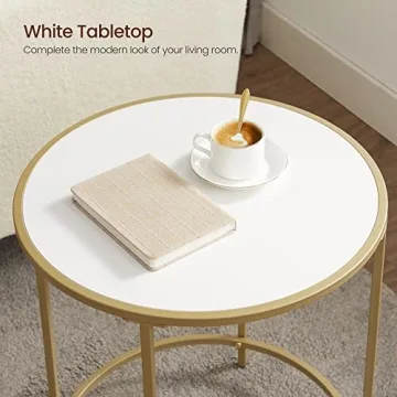 Stunning VASAGLE Gold Side Table for Modern Homes