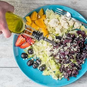 Ohtomber 12PCS Liquor Pour Spout - Stainless Steel Speed Tapered Olive Oil Alcohol Dispenser Pour Spouts for Liquor Bottles with Dust Caps, Bar Accessories Bar Tools