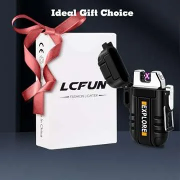 LbFun Waterproof Electric Lighter for Camping and More