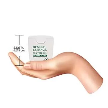 Desert Essence Tea Tree Oil Dental Floss - 50 Yards Naturally Waxed