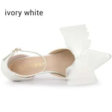 Allegra K Women's Bow Tie Stiletto High Heels for Any Occasion