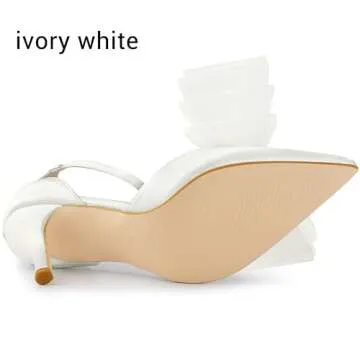 Allegra K Women's Bow Tie Stiletto High Heels for Any Occasion