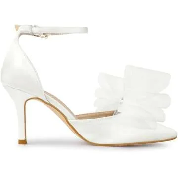 Allegra K Women's Bow Tie Stiletto High Heels for Any Occasion