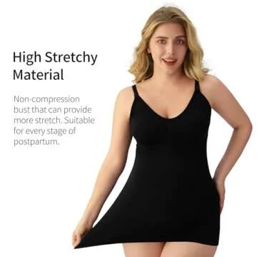 Angelhood Maternity Nursing Tank Tops for Moms - 3 Pack