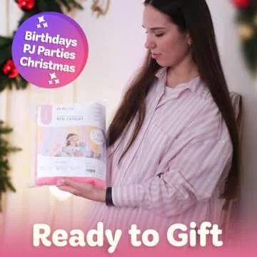 Bollepo Pink Bed Canopy for Girls with Glowing Stars - Canopy Bed Curtains | Fits Single, Twin, Full, Queen Size Kids Bed, Princess Netting Room Decor, Ceiling Tent to Cover Toddler, Canopy for Bed