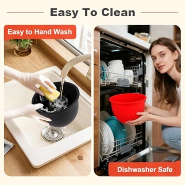 Kitchen Silicone Bowl Insert Aid for Tilt-Head Mixers