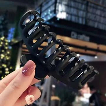 LOVINSHOW 2 Pcs Big Hair Claws Clips, 4 inch No-slip Grip Large Claw Clips Accessories for Women