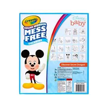Crayola Color Wonder Disney Baby Characters, Mess Free Coloring Pages, Gift for Kids, Age 3, 4, 5, 6