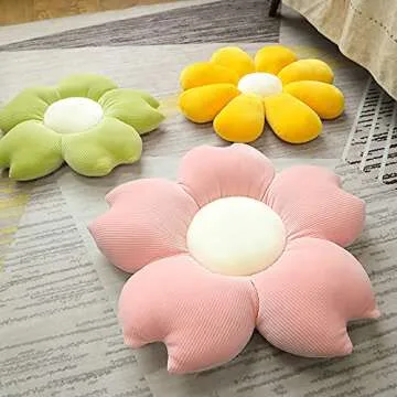 Mozacona Soft Plush Flower Pillow for Ultimate Comfort