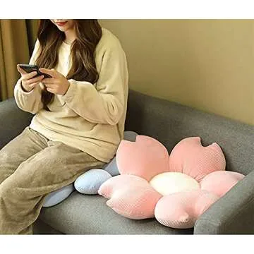 Mozacona Soft Plush Flower Pillow for Ultimate Comfort