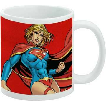 Superman Supergirl Ceramic Coffee Mug - 11oz