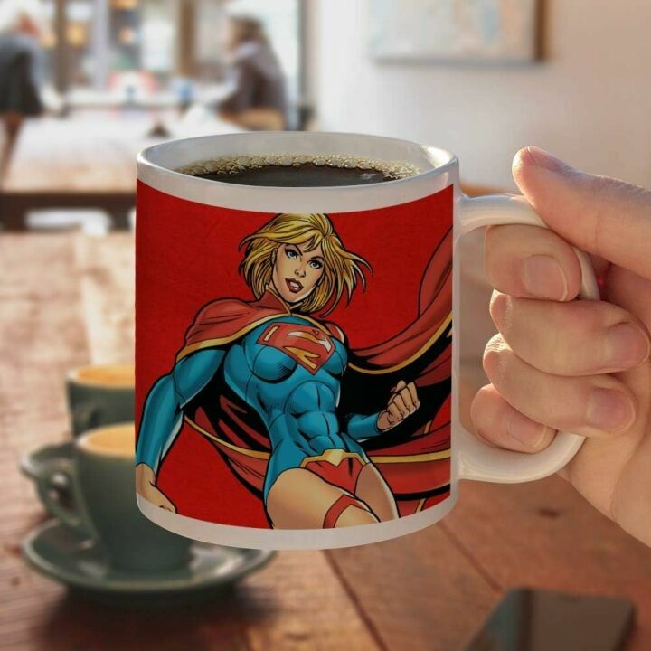 Superman Supergirl Ceramic Coffee Mug - 11oz
