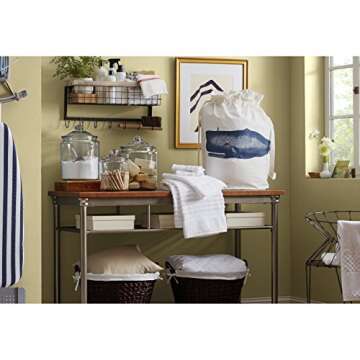 Vintage Wire Laundry Hamper for Stylish Storage Solutions