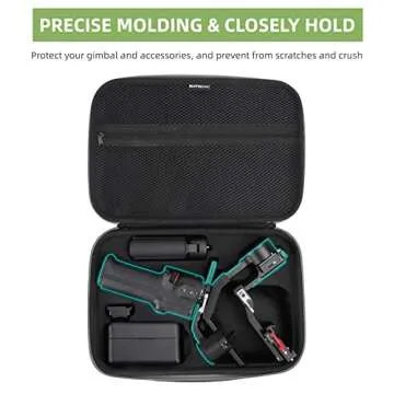 Anbee Ronin RS 3 Mini Carrying Case, Portable Shoulder Bag Travel Hard Shell Box Compatible with DJI Ronin RS3 Mini Handheld 3-Axis Gimbal Stabilizer