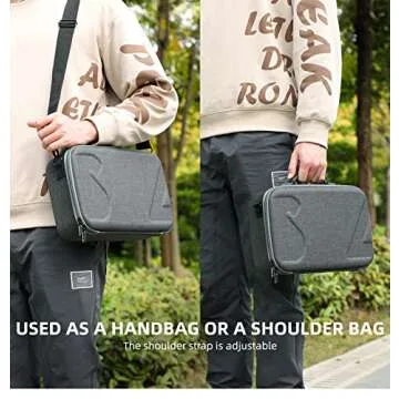 Anbee Ronin RS 3 Mini Carrying Case, Portable Shoulder Bag Travel Hard Shell Box Compatible with DJI Ronin RS3 Mini Handheld 3-Axis Gimbal Stabilizer