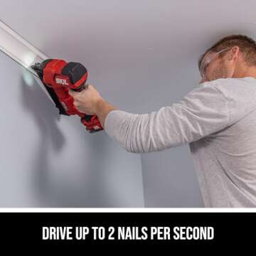 SKIL PWR CORE 20 Brushless Brad Nailer Kit for Precision Nailing