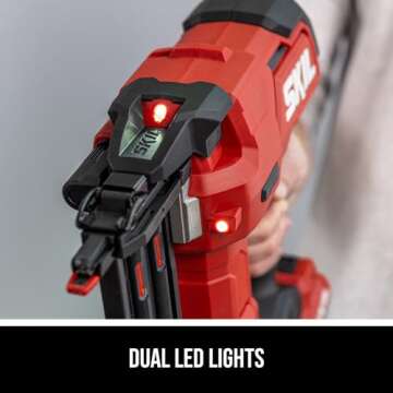 SKIL PWR CORE 20 Brushless Brad Nailer Kit for Precision Nailing