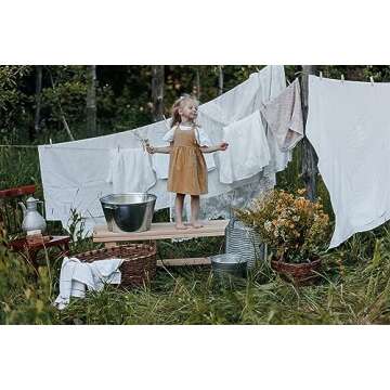 TIMOGG Toddler Baby Girl Cotton Linen Solid Dress Sling Bow Summer Skirt Casual Beach Girls Sundress...