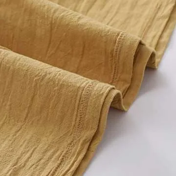 TIMOGG Toddler Baby Girl Cotton Linen Solid Dress Sling Bow Summer Skirt Casual Beach Girls Sundress with Pockets Overall Dress (Khaki, 2-3 Years)