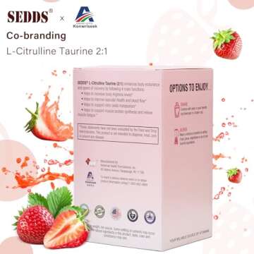 SEDDS L-Citrulline Taurine 2:1 Vegan Energy Supplement
