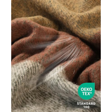 ZonLi 50" x 60" Cozy Yellow Plaid Throw Blanket