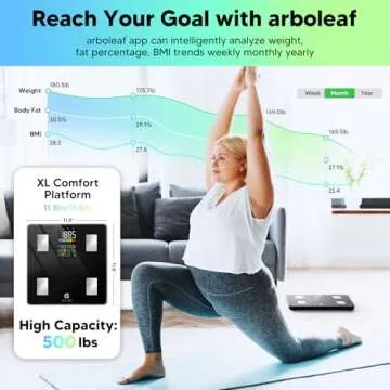 Arboleaf Smart Scale: Accurate 14 Body Metrics Tracking