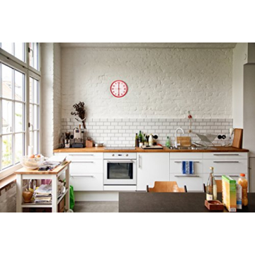 Vremi 10 Inch Silent Wall Clock for Home and Office