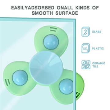 Engaging 3PCS Suction Cup Spinner Toys for Toddlers