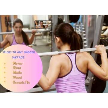 KSLIBSYS Suction Cup Phone Mount - Hands-Free Photography